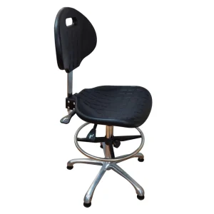 Industrial Sewing Machine Work Stool Chair with Ergonomic Design ESD Resistance Modular Structure Rolling Wheels