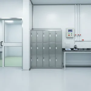 Industrial Stainless Steel Commercial Locker Laboratory Furniture Acid Alkali Resistant for Hospital School Workshop Warehouse
