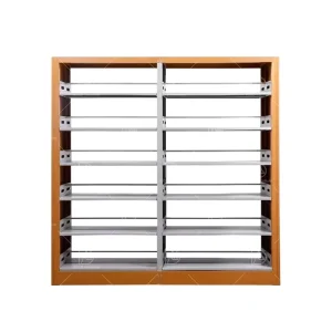 Industrial Steel Bookshelf Heavy Duty Library Bookshelf Book Storage Shelf for Office Home Library