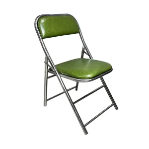 Industrial Style Dining Chair with Stainless Steel Frame for Hotel Restaurant or Workshop