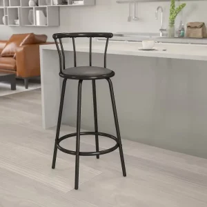Industrial Style High Chair Without Armrests Modern Design Durable Outdoor Coffee Shop Restaurant Park Use
