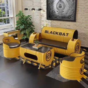 Industrial Style Metal Chair Table Set Creative Commercial Furniture for Dining Living Room Outdoor Restaurants