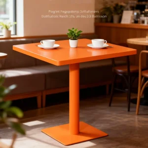 Industrial Style Metal Square Commercial Bar Table Light Luxury Multifunctional Small Milk Tea Snack Shop Dining Table Chairs