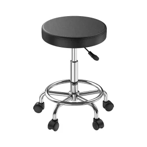 Industrial Style Minimalist Multi Functional Swivel Office Chair Steel Saddle Seat Hospital Laboratory Training School Workshop