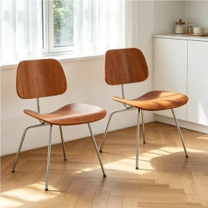 Industrial Style Modern Eco Friendly Durable Wood Cafe Dining Chair for Home Furniture in Restaurant and Coffee Shop