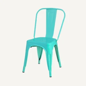 Industrial Vintage Metal Frame Chair Durable Restaurant Dining Chairs