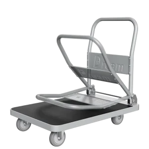 Industrial Warehouse Hotel and Cargo Transport Four Wheel Folding Hand Truck OEM Customizable Shopping Tool Caster Wheels