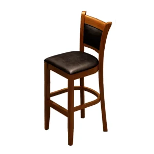 Industrial style Solid Wood Modern Minimalist High Bar Stools for Bars Music Lounges Nightclubs Commercial Use High Elastic Foam