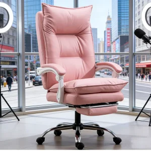 Ink Ergonomic Office Chair Swivel Computer Chair for Live Streaming Gaming Home Office Comfortable for Long Sitting