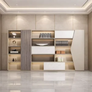 Innovative Convertible File Cabinet Extendable Design Custom Size Office Storage Cabinet Corporate Workspace