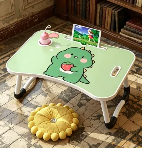 Integrated Bed Table Simple Folding Lazy Laptop Desk Small Computer Desk for Bedroom