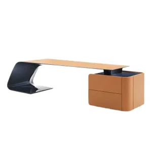 Integrated Executive Desk Smart CEO Office Desk with Built in Storage System