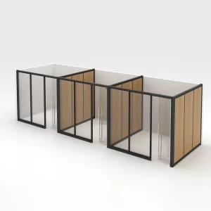 Interior Office Cubicle Wooden Partition Supplier