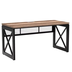 International Industrial Space Saving Computer Desk Iron Office Furniture for Home Use