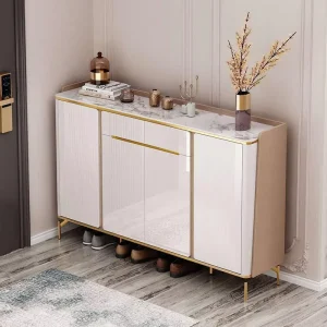 Internet Celebrity Light Luxury Shoe Cabinet Modern Simple Home Door New Popular Style Entrance Wall