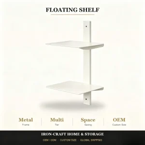 Invisible Floating Bookshelves for Wall Vertical Spine Book Tower Floating Book Shelves Metal Book Organizers for Home Office