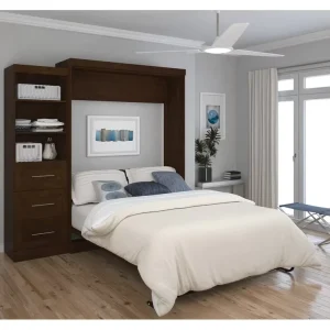 Invisible Murphy Bed Wall Electric System Wood Panel Customized Color Modern Design Foldable Bedroom Hotel Use Sets