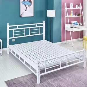 Iron Frame L-Shaped Bunk Bed with Disassembly Feature Minimalist Modern Design for Hotel School Dormitory Apartment