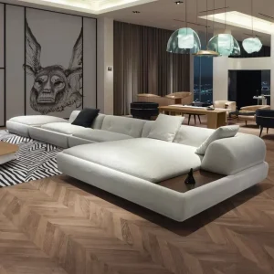 Italian Design Big Sofa Set for Hotel Living Room Apartment Mall or Villa