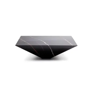 Italian Design Black Marble Tea Coffee Table
