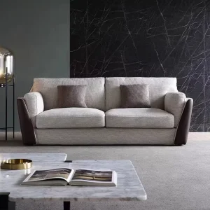 Italian High Quality Sofa Set Modern Hotel Lobby Business Office Villa Living Room Leather Fabric Single Three-person Sofa