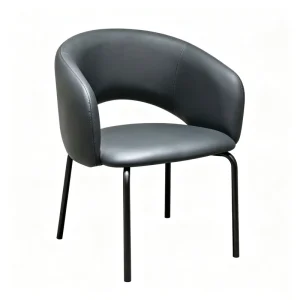 Italian Light Luxury Upholstered Leisure Chair Office Negotiation Reception Chair for Cafe Hotel Beauty Nail Salon Makeup Lounge