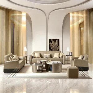 Italian Luxury Custom Living Room Sofa Hotel Lobby Furniture High End Project Interior Sofa Villa Interior Decor Sofa