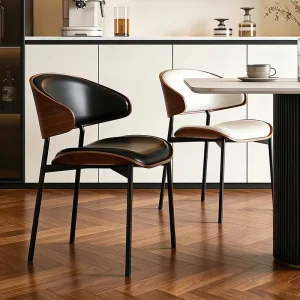 Italian Luxury Dining Chair Modern Retro Industrial Style Simple Nordic Design for Restaurant Coffee for Inspired Hotel