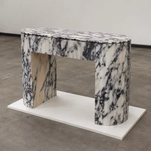 Italian Minimalist Design Multifunctional Marble Top Entrance Table Home Furniture Villa Hotel Use