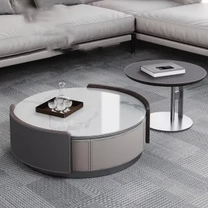 Italian Minimalist Light Luxury TV Cabinet Unit Small Apartment Living Room Coffee Table