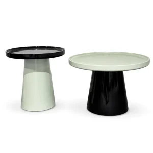 Italian Minimalist Living Room Marble Coffee Table Nesting High end Combination Coffee Table