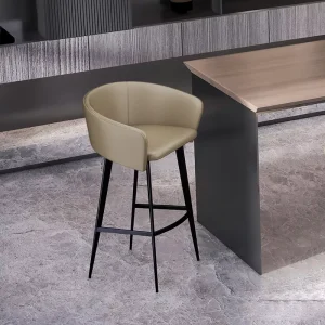 Italian Minimalist Modern Metal Bar Stool High Stool Nordic European Designer Style Island Table Chair HD 7167D