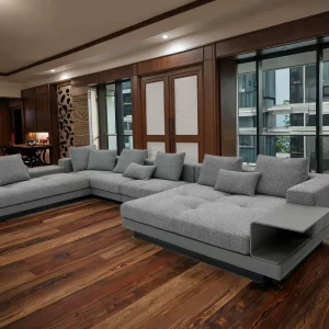 Italian Modern Multi-person Hotel Sofa Set Comfortable Commercial Furniture for Apartment and Villa Use