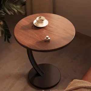 Italian Small Coffee Table Sofa Side Cabinet Mini Small Round Table Living Room Corner Several Bedroom Bedside Table