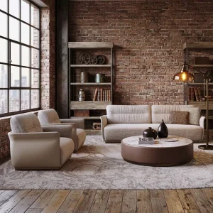 Italian Sofa 1 2 3 Seater Sectional Sofa Small Microfiber Fabric Leather Couch Living Room Home Office Sofa Set Furniture