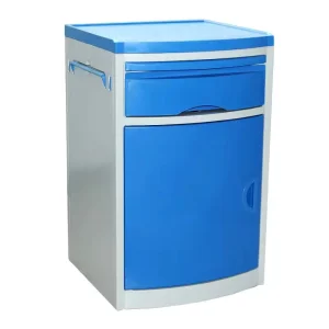 JIADUN Medical ABS Plastic Mobile Hospital Bedside Cabinet Medical Bedside Locker Table for Clinic Furniture