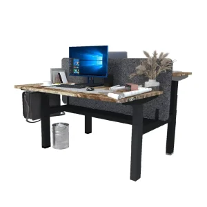 JIECANG Modern Executive Studio Computer Desk Metal Workstation Table for Office Furniture