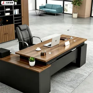 JIUSHUN Luxury Ceo Office Desk Manager Desk Executive Office Furniture Office Furniture Luxury Wooden Desk