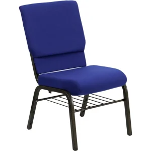 JL Italy Anji Best Quality Steel Stacking Banquet Chair Factory Premium Hotel Chair Blue Fabric