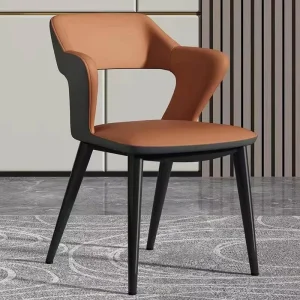 JP Hotel Furniture French Dining Chair Club Hotel Western Restaurant Cafe Home Back Dining Chair Restaurant Soft Bag Chair