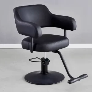 JRY High Quality Salon Furniture Barber Chair Gold with Be Rotated up and Down