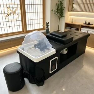 Japanese Head Spa Hair Wash Station Massage Chair SPA Head Water Therapy Thai Massage Shampoo Bed With Steam