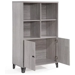 Japanese Style Furniture Public Library School Study Shelf Bookshelf Bookcase With Block Board and Locker