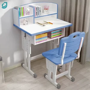 Jingchen Study Table Adjustable Desk and Chair Children Learning Chair Home Furniture Ergonomic Kids Chair Table for Child