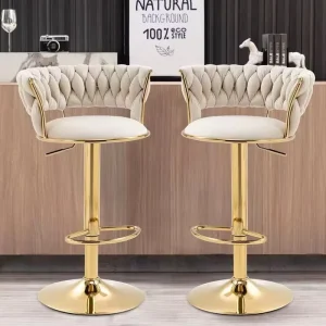 K Modern Jane High Chair Rotating Cashier Chair Raised Front Desk Lift Bar Export Quality Bar Stool Kitchen Outdoor Use
