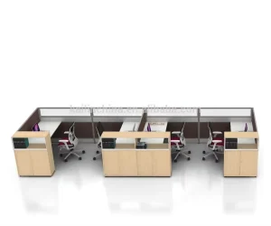 KALN D32 Custom Made Modern Aluminum Partition Open Office Durable Cubicle Workstation with 6 Year Warranty