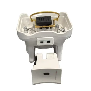 KISEN Luxury Hair Washing Japanese Head Therapy Spa Portable Shampoo Basin Sink with Water Tank Head Spa Bed for Beauty Salon