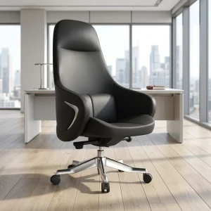 KMJ Luxury Office Furniture Massage Cowhide Office Chair Boss Office Chair Executive Leather Chair for Office