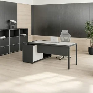 KMJ New Design Modern Luxury Wooden Working L Shape Table Director Manager CEO Executive Office Furniture Office Desk