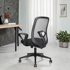 Kabel New Arrival Black Mesh Mid Back Ergonomic Office Chair for Visitors and Executives